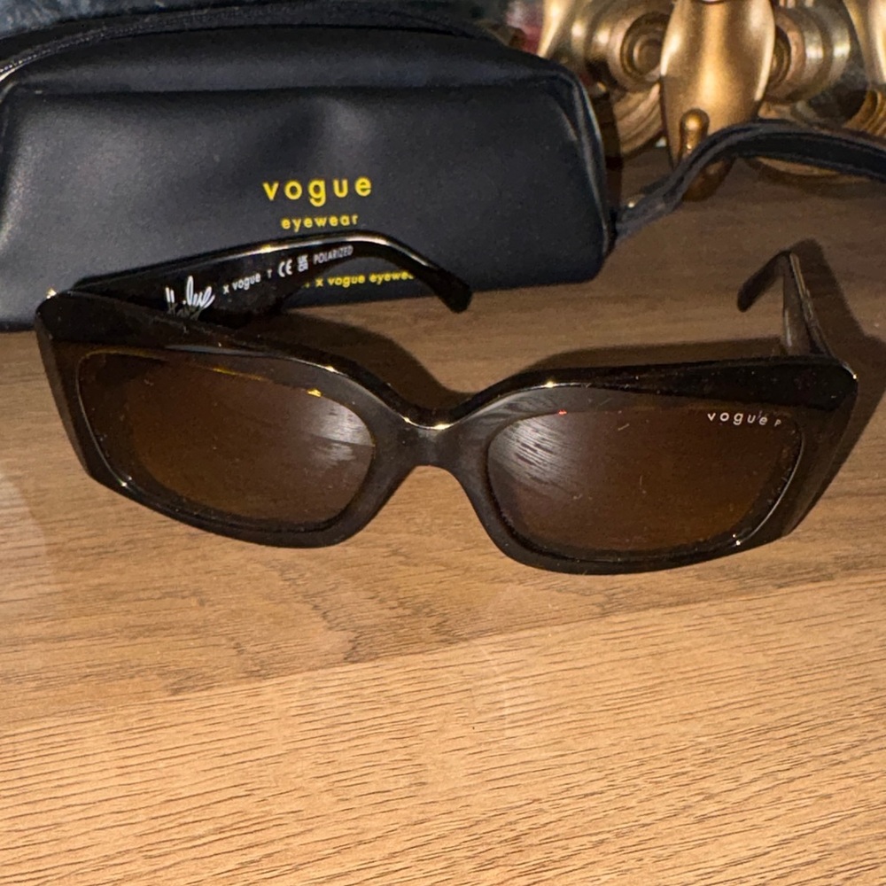 Vogue x Hailey Bieber Women's Brown Sunglasses - Picture 4 of 14